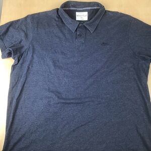 Weird Fish Mens 4XL Short Sleeve Golf Polo Shirt Blue